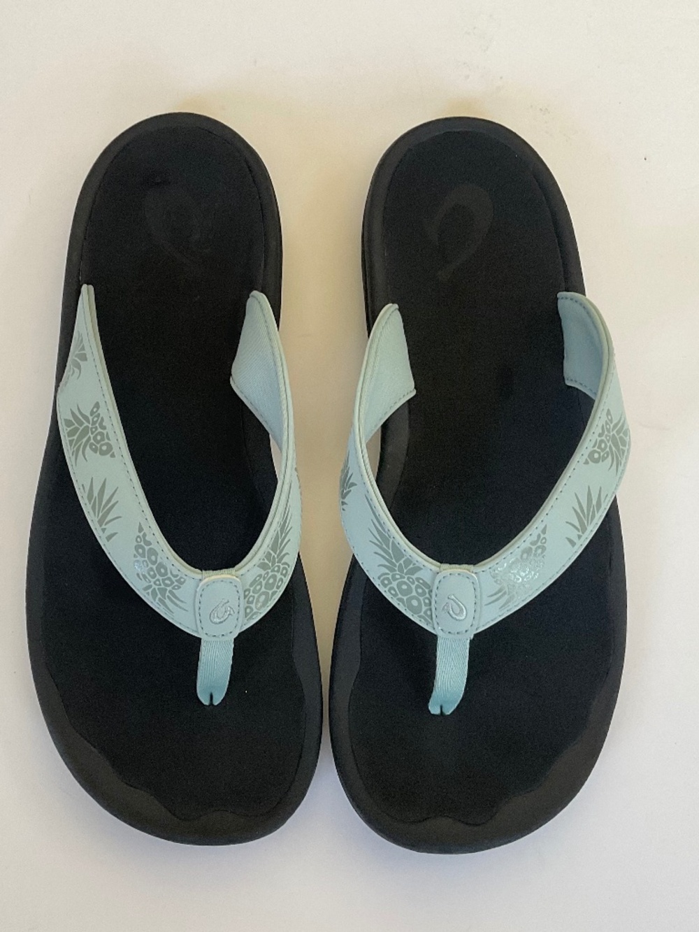 OLUKAI 'Ohana Water-Friendly Thong Sandals In Swell/Hua Size 9